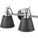 Layne 2 Light 15.75 inch Chrome Vanity Light Wall Light